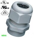 IP68 cable gland M12x1.5 KB 3-6.5mm VDE UL PA6 plastic light gray RAL7035