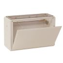 GFK floor base 500x420mm with support rail