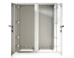 IP55 plastic GRP control cabinet 1000x1000x420 mm HWD with double glazed door