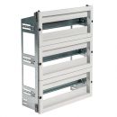 Montagerahmen mit Feldabdeckung 600x500 69TE ( 3-reihig a 23TE - 69 Module )