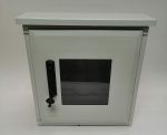 Plastic outdoor enclosure 500 x 500 x 300 mm (HBT) visible door with rain cover