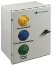 IP66 GRP polyester enclosure, glass-fiber-reinforced plastic, light gray, 1-door