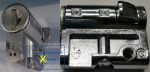 Profile half cylinder VW E8 lock