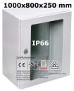 IP66 Schaltschrank 1000x800x250 mm mit Sichttür HBT incl. MP