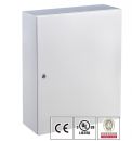 IDE GN1208040 Sheet steel control cabinet 1200x800x400 mm HWD 1-door IP66 with mounting plate and earth strap
