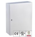 IDE GN1208030 Sheet steel control cabinet 1200x800x300 mm HWD 1-door IP66 with mounting plate and earth strap