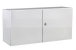IP55 Schaltschrank 500x1000x250 mm HBT Stahlblech 2-türig