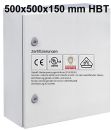 metal control cabinet 500x500x150 mm HBT VDE UL IP66 single door