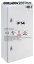 IP66 control cabinet 800x400x200 mm HBT VDE UL certified