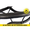 25m outdoor corrugated conduit NW37 (Ø 36,5 / 42,1 mm) UV-resistant - slotted