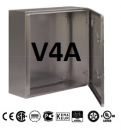 V4A stainless steel housing 500x400x210 mm HBT control cabinet 316L