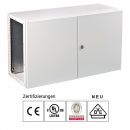 Stackable wall switch cabinet 600x1000x400 mm 2 doors with open sides