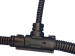 T-distributor NW10-10-10 black foldable for car corrugated pipe NW10