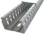 Wiring duct 75 x 125 mm incl. cover - HxW gray RAL7030