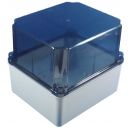 GSLT171 Kunststoffgehäuse grau 175x151x155mm LBH mit transparentem Deckel IP65-IP67 - VPE