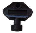 5mm DDB switch cabinet key plastic black