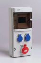 Wandverteiler IP55 6TE mit 2x 230V 1x 16A IP44 vorverdrahtet