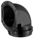 Flanschanschluss Bogen Winkel 90° IP54 für Wellrohr NW95